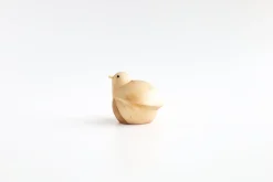 Figurine en bouleau naturel oiseau nicheur I Piccolini - EMKO