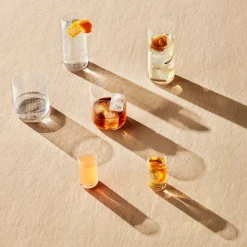 Finesse Grid Set of 4 Whisky Dof Verres - Nude Glass