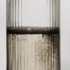 Flutes à champagne en verre transparent 22x6cm Ripple - Ferm living
