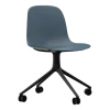 Form Chair Swivel 4W Black Alu - Normann Copenhagen