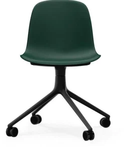 Form Chair Swivel 4W Black Alu - Normann Copenhagen