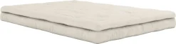 Futon canapé convertible en coton et lin 140x95x60cm Buckle-up - Karup Design