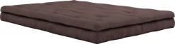 Futon canapé convertible en coton marron 140x95x60cm Buckle-up - Karup Design
