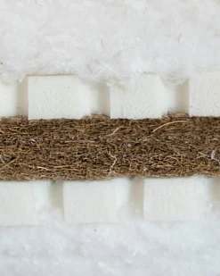 Futon en coton, mousse et fibre de coco 160x200cm sandwich - Karup Design