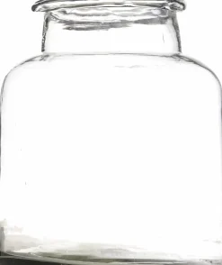 Glass vase D:22x26 cm