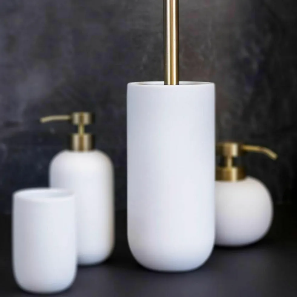 Gobelet en céramique blanche Lotus - Mette Ditmer