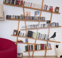 Grande bibliothèque en chêne Mikado - Compagnie