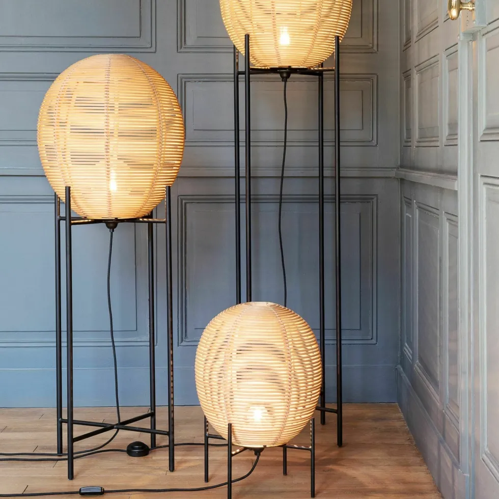 Grande Lampe en rotin 160 cm Sari - Vincent Sheppard