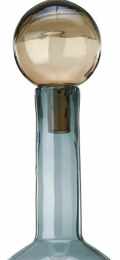 4 grandes bouteilles bleu et marron en verre Bubbles & Bottles - Pols Potten