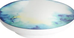 Grande table basse bleu-jaune 110 cm Francis - Petite Friture