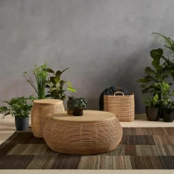 Grande Table basse en rotin Vivi - Vincent Sheppard