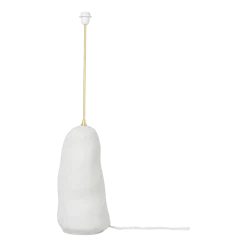 Grand pied de lampe en céramique blanc 23 x 100,5 cm Hebe - Ferm Living