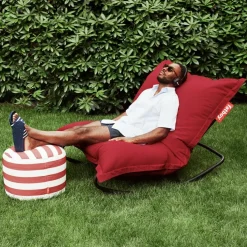 Grand pouf extérieur bleu foncé Original Outdoor - Fatboy