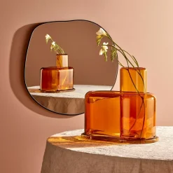 Grand vase blanc Layers - Nude Glass