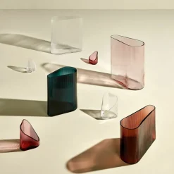 Grand vase en cristal Mist Clear - Nude Glass