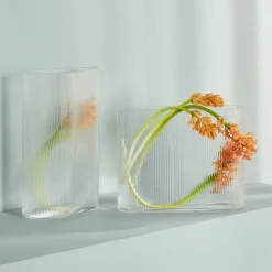 Grand vase en cristal Mist Clear - Nude Glass