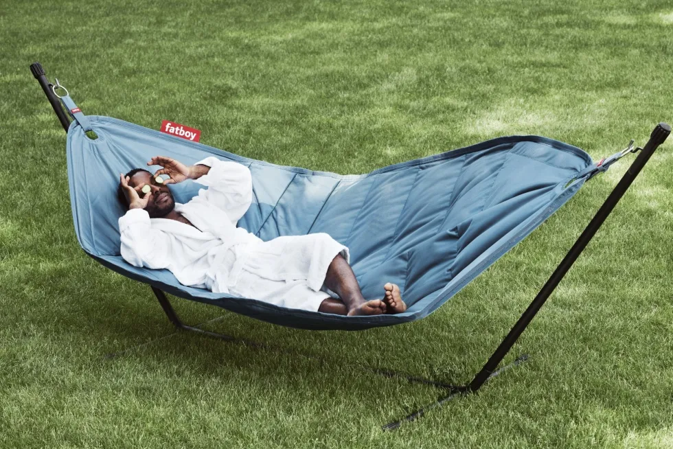 Hamac bleu foncé Headdemock - Fatboy