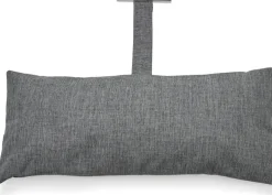 Hamac en acier noir et tissu gris rock avec coussin 270x138x110cm Headdemock Superb Deluxe - Fatboy