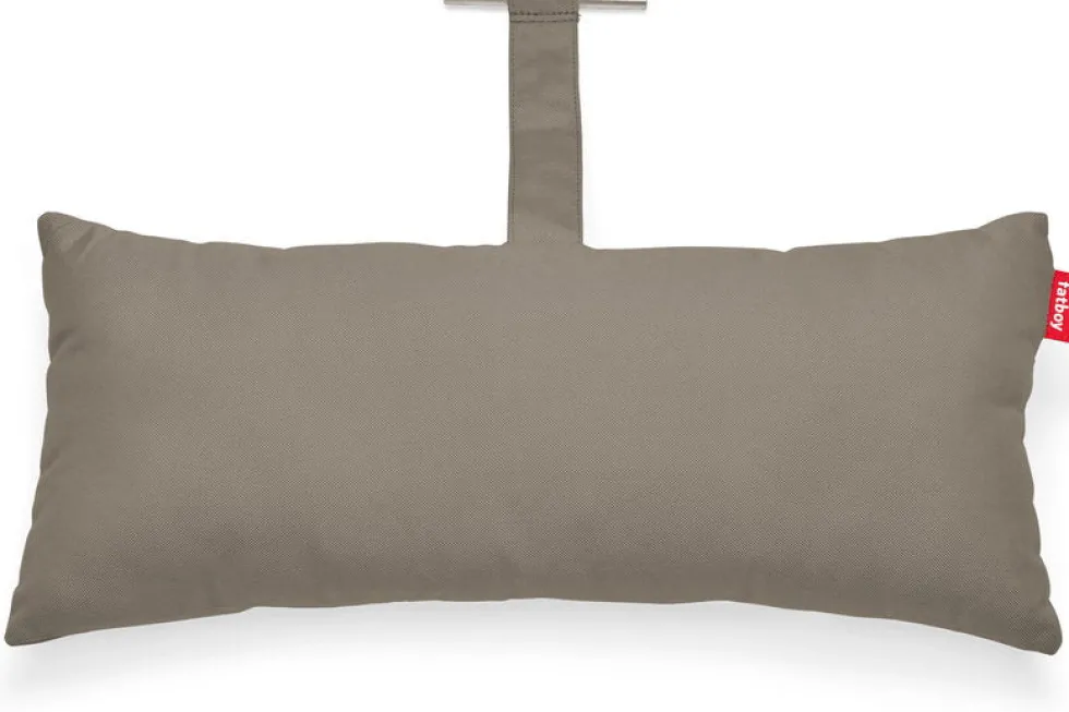 Hamac en acier noir et tissu gris taupe avec coussin 270x138x110cm Headdemock Superb Deluxe - Fatboy