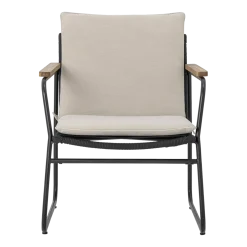 Hampton Chaise De Salon Noir Métal - Bloomingville