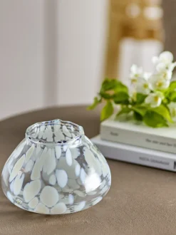 Hertha Votive Verre Blanc - Bloomingville