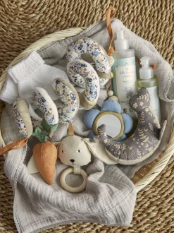 Hochet Niffe Coton Gris - Bloomingville Mini