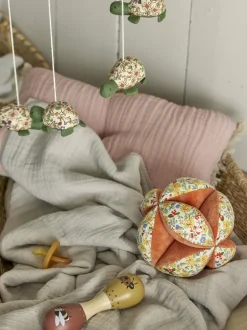 Hochet Venke Orange Coton - Bloomingville Mini