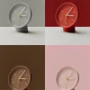 Horloge de table en métal rose 13 cm - HAY