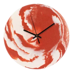 Horloge en roche saline terracotta 27 cm - Studio Rosaroom