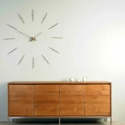 Horloge murale dorée 12 signaux horaires 155 cm Merlín G - Nomon