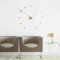 Horloge murale dorée 12 signaux horaires Tacón G - Nomon