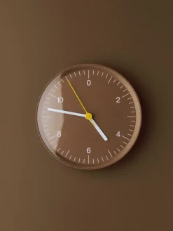 Horloge murale en métal marron 26,5cm - HAY