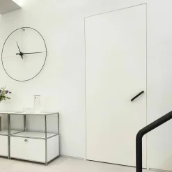 Horloge murale noire aiguilles noires Bilbao L - Nomon