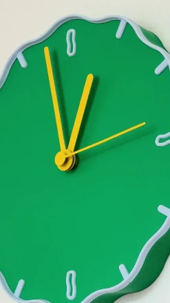 Horloge murale verte 21x3,5cm Margherita - WARREN ET LAETICIA