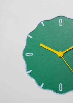 Horloge murale verte 21x3,5cm Margherita - WARREN ET LAETICIA