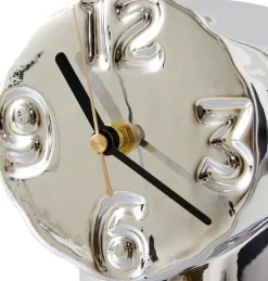 Horloge rétro en céramique Chrome - HKLIVING