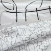 Housse De Couette Ariana Blanc Et Noir - Madura