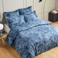 Housse de couette bleu 240x220cm Kali - Madura