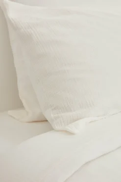 Housse de couette milk en gaze de coton 200 x 200 cm - The Cool Republic
