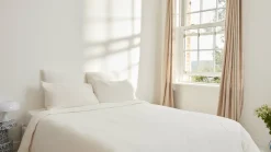 Housse de couette milk en gaze de coton 140 x 200 cm - The Cool Republic