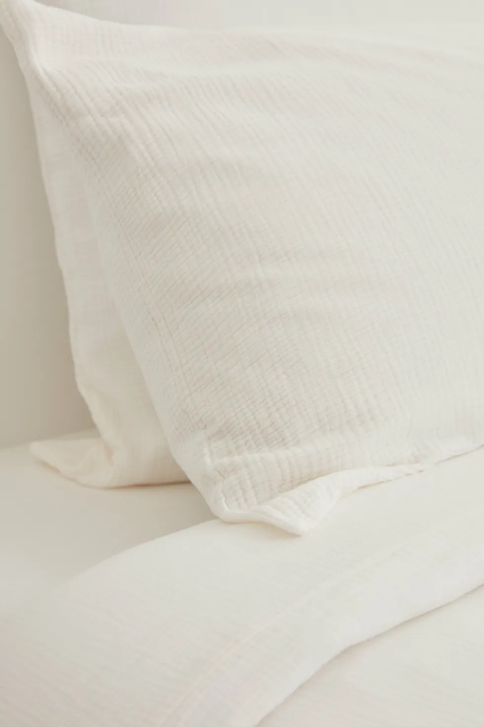 Housse de couette milk en gaze de coton 140 x 200 cm - The Cool Republic