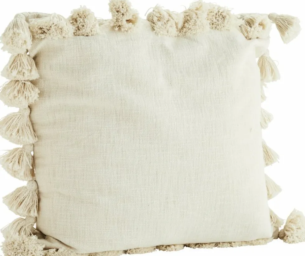 Housse de coussin avec glands - Madam Stoltz
