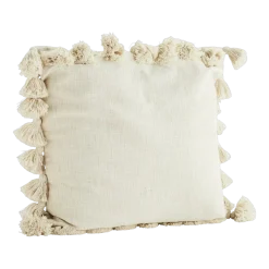 Housse de coussin avec glands - Madam Stoltz