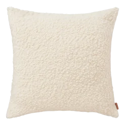 Housse de coussin en laine blanc cassé 50x50cm Moor - Ferm Living