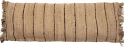 Housse de coussin noir et beige Oh My Gee - Bazar Bizar