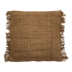 Housse de coussin 60 x 60 cm brun Oh My Gee - Bazar Bizar