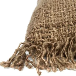 Housse de coussin 60 x 60 cm brun Oh My Gee - Bazar Bizar