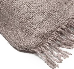 Housse de coussin 60 x 60 cm gris perle Oh My Gee - Bazar Bizar