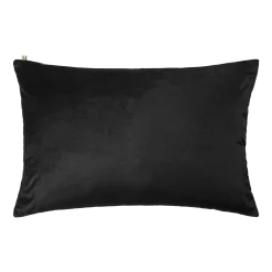 Housse De Coussin 60 x 40 cm Noir Castiglione - Madura