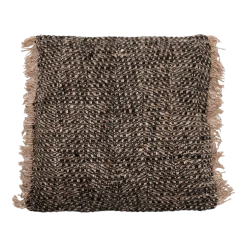 Housse de coussin 60 x 60 cm noir cuivre Oh My Gee - Bazar Bizar
